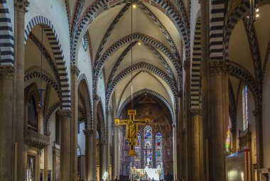 Basilica of Santa Maria Novella, Florence, Italy clipart