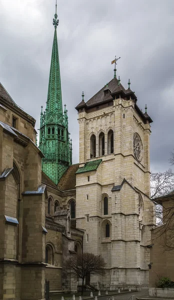 Cattedrale di St. Pierre, Ginevra, Svizzera — Foto Stock