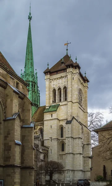 St. Pierre katedrála, Ženeva, Švýcarska — Stock fotografie