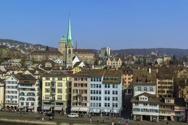 Zurich, Switzerland视图 — 图库照片