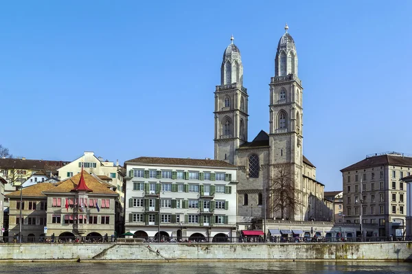 Chiesa Grossmunster, Zurigo — Foto Stock