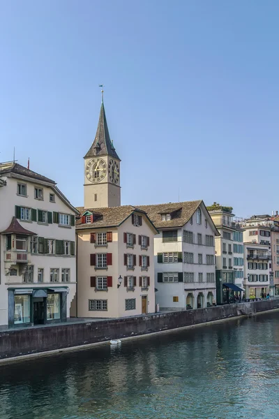 Limmat folyó, Zürich — Stock Fotó