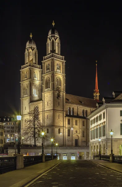 Grossmunster church, Zurich — Stock Photo, Image