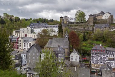 Görünüm Monschau Hill, Almanya