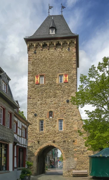 Utfärda utegångsförbud för står hög i Bad Münstereifel, Tyskland — Stockfoto