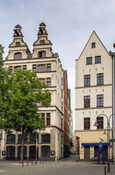 Történelmi házak, Köln, Németország — Stock Fotó