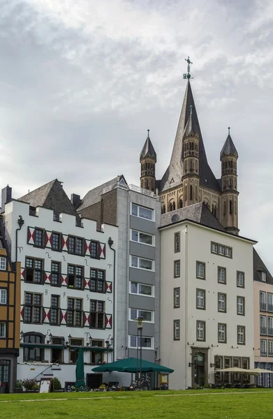 Historic houses in Cologne,Germany — Stock Photo, Image