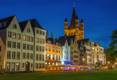 Köln, Almanya'nın tarihi merkezinin görünümü