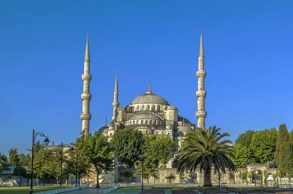 Vista de la mezquita del sultán Ahmed, Estambul —  Fotos de Stock