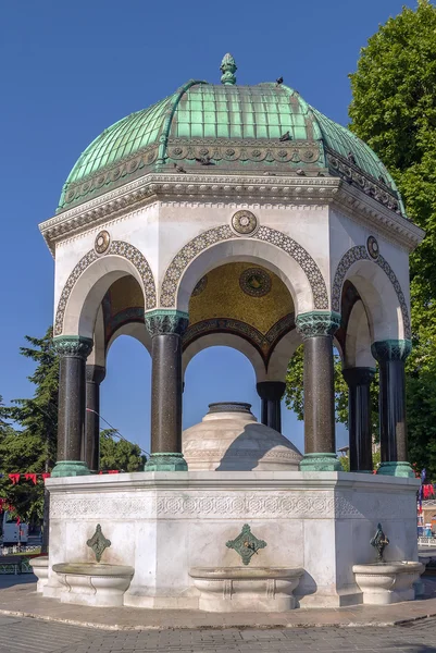 Niemiecki fontanna, Istanbul — Zdjęcie stockowe