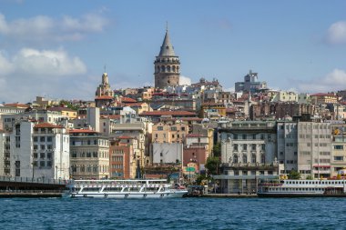 Istanbul Beyoğlu alan görünümünü