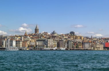 Istanbul Beyoğlu alan görünümünü