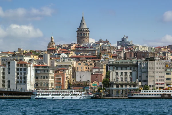 Pohled na Istanbul Beyoglu oblasti — Stock fotografie