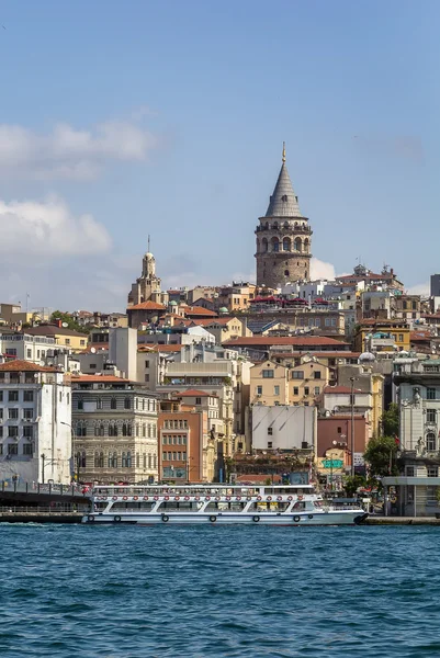 Pohled na Istanbul Beyoglu oblasti — Stock fotografie