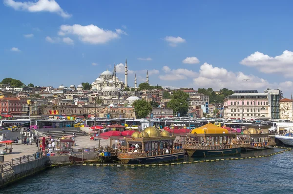 Vista de la Mezquita Suleymaniye, Estambul — Foto de Stock