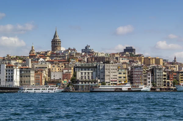 Pohled na Istanbul Beyoglu oblasti — Stock fotografie