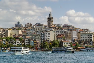 Istanbul Beyoğlu alan görünümünü