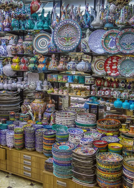 Colorful Turkish ceramics — Stock Photo, Image