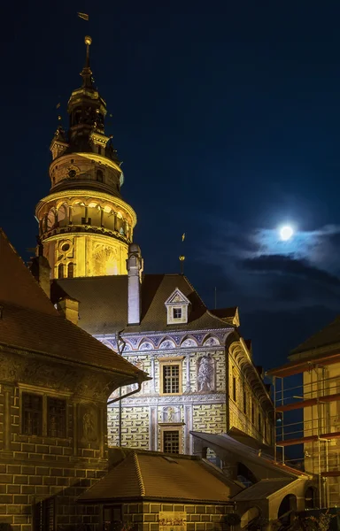 Burgturm, cesky krumlov, Tschechische Republik — Stockfoto