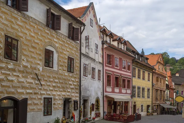 Street i Cesky Crumlov, Tjeckien — Stockfoto