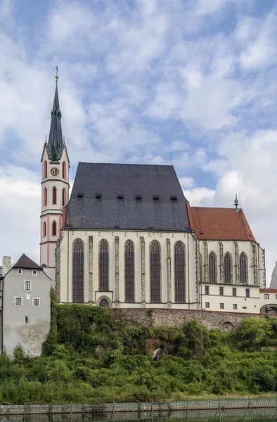 Kostel svatého Víta, Cesky Krumlov, Česká republika — Stock fotografie