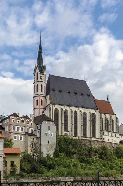 Igreja de São Vito, Cesky Krumlov, República Checa — Fotografia de Stock