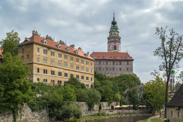 Pohled z věže zámku Český Krumlov — Stock fotografie
