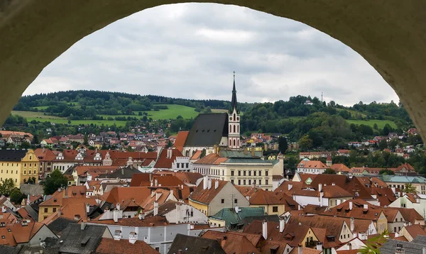 Widok cesky krumlov, Republika Czeska — Zdjęcie stockowe