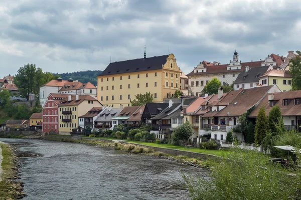 Río Moldava en Cesky Krumlov, República Checa —  Fotos de Stock