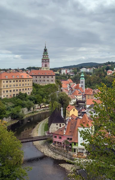 Vista de cesky krumlov, república checa — Fotografia de Stock