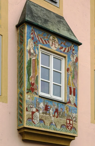 Bay window, Straubing — Stock Photo, Image