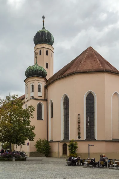 Jezuitský kostel, Straubing, Německo — Stock fotografie