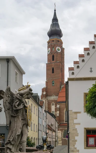 Szent Jakab, Straubing, Németország-bazilika — Stock Fotó