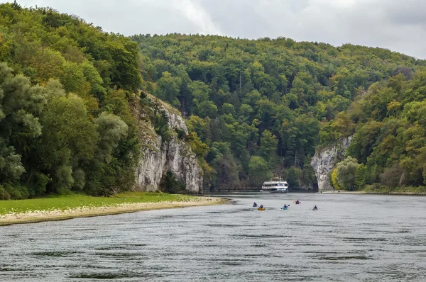 Die malerischen Ufer der Donau, Deutschland — Stockfoto