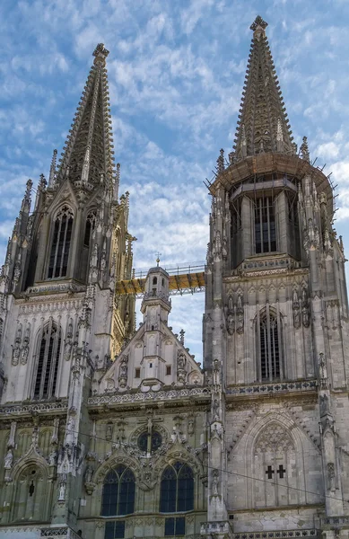 Catedral de São Pedro, Regensburg, Alemanha — Fotografia de Stock