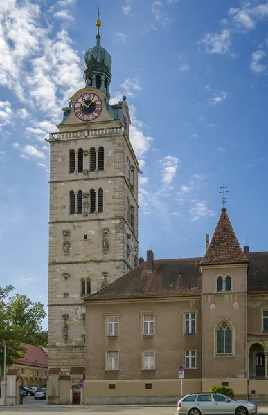 Torre dell'Abbazia di Sant'Emmerano, Ratisbona — Foto Stock