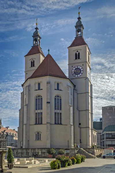 Nuova chiesa parrocchiale (Neupfarrkirche), Ratisbona, Germania — Foto Stock