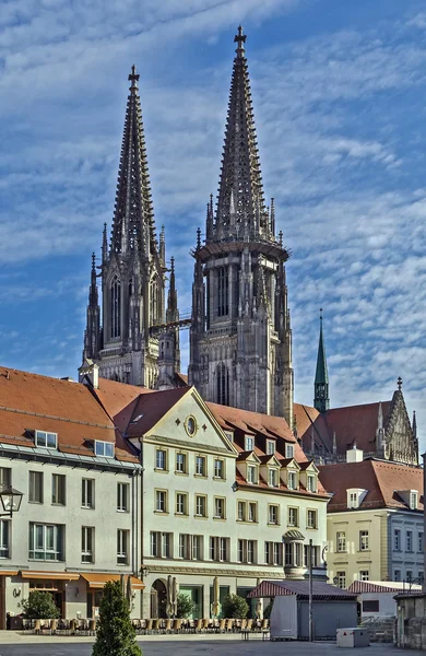 Szent Péter-székesegyházra, Regensburg, Németország — Stock Fotó