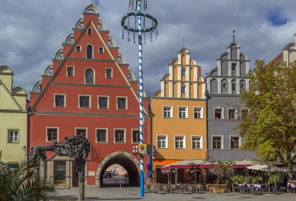 Main square in Weiden in der Oberpfalz, Germany — Stock Photo, Image