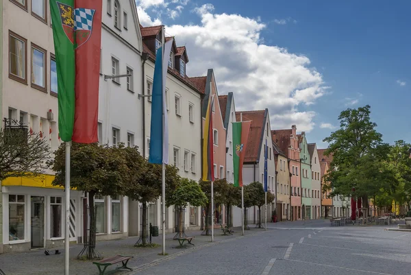 Rua em Weiden in der Oberpfalz, Alemania — Fotografia de Stock