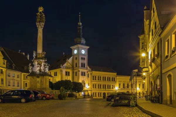 Głównego placu w mieście Loket, Republika Czeska — Zdjęcie stockowe