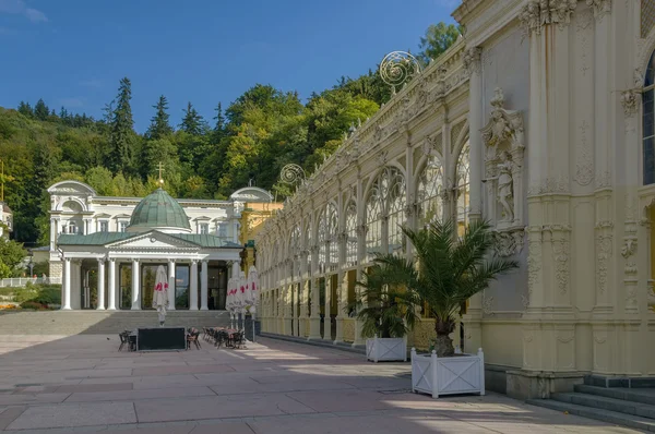 Colunata Spa principal em Marianske Lazne — Fotografia de Stock