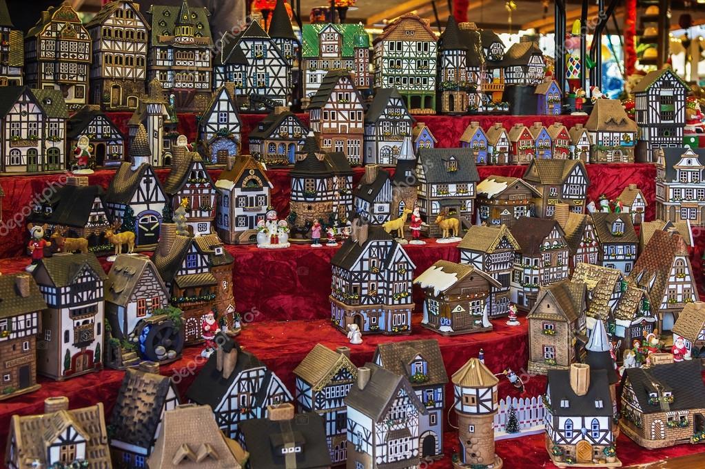 Miniature Houses At The Christmas Market Stock Photo C Borisb17