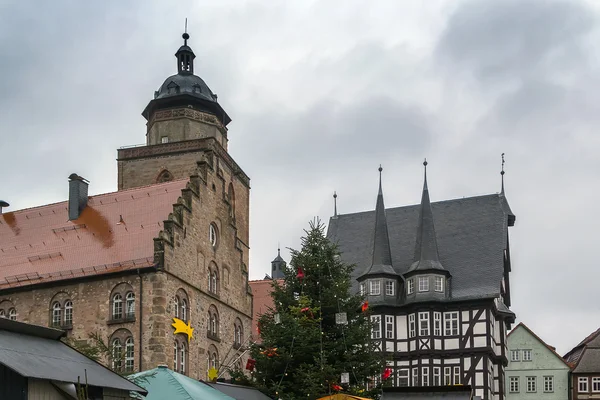 Alsfeld in christmastime, Duitsland — Stockfoto