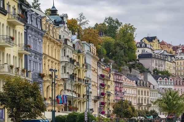 Street in Karlovy Vary, Czech repablic — Stock Photo, Image