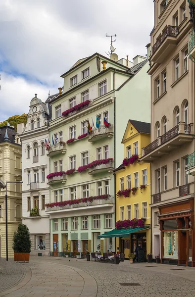 Rua em Karlovy Vary, repablic checo — Fotografia de Stock