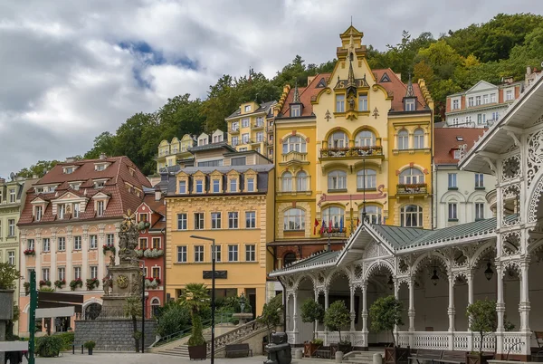 Centrum i karlovy vary, Tjeckien — Stockfoto