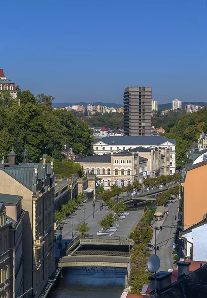 Vista de Karlovy Vary, República Checa — Fotografia de Stock