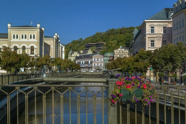 Karlovy Vary'da Tepla Nehri — Stok fotoğraf