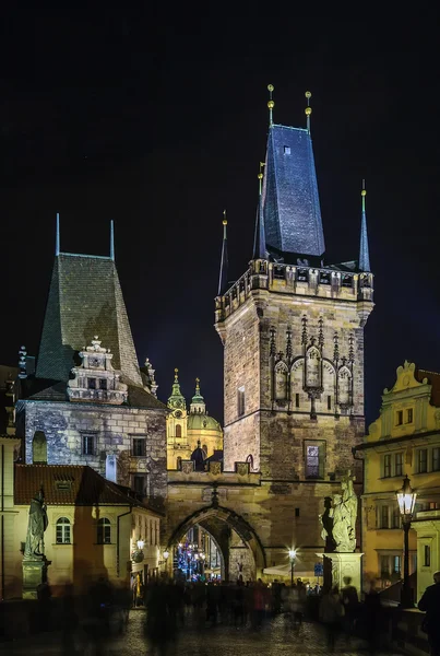 Torre da ponte Charles, Praga — Fotografia de Stock